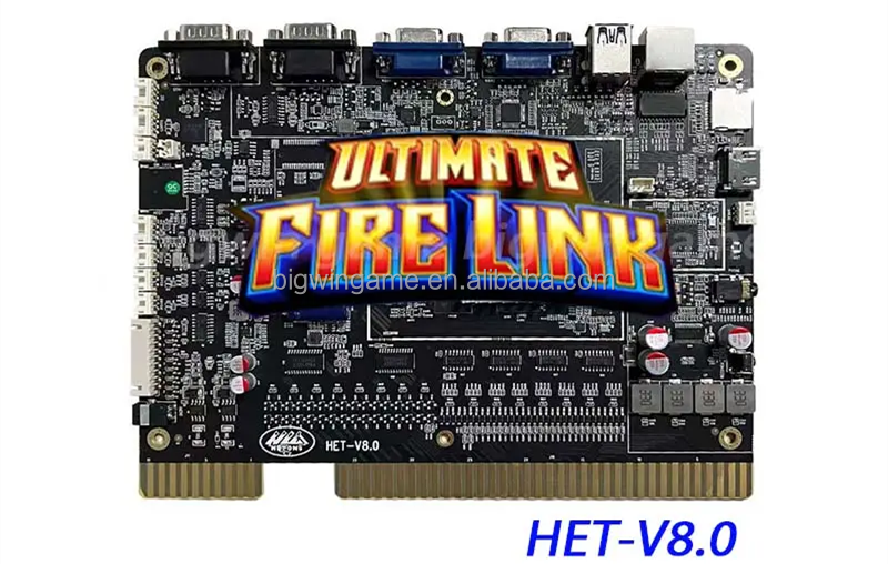 Hot Arcade Game Room 43 Inch Skill Game Machine Board Ultimate Fire Link 8 in 1 Touch Screen Game Card Firelink PCB for Sale