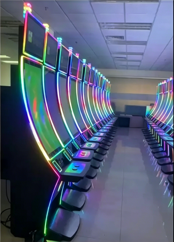 US Best Selling Front Open Gaming Machine with 43inch Touch Screen Monitor Game Cabinet