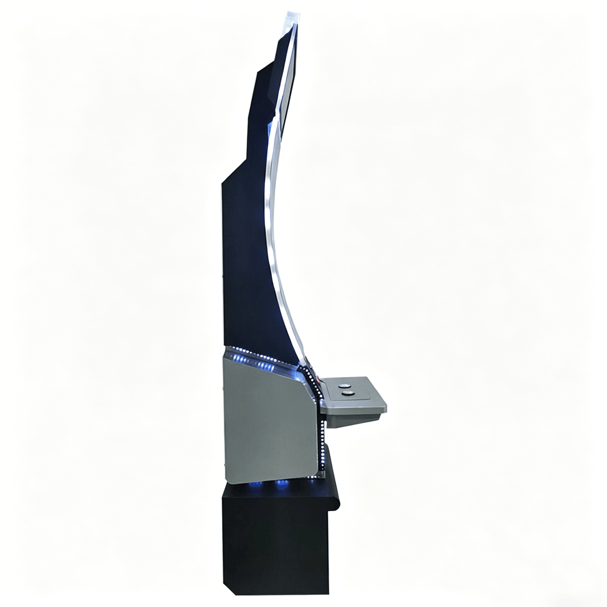 Custom Coin Pusher 43 Inch Curved Touch Screen Amusement Machine Game Cabinet Fire Link Power 4