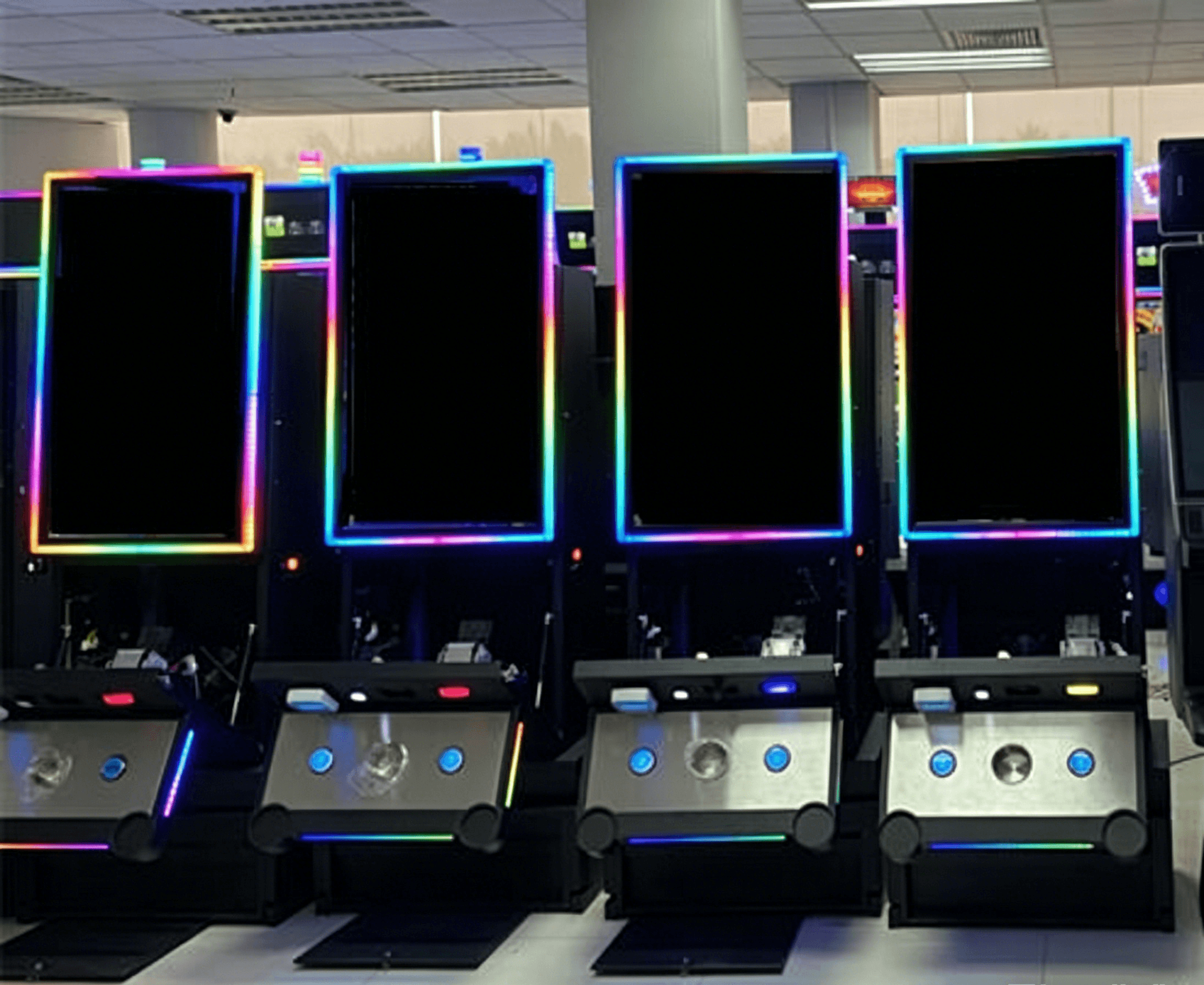 Newest High Quality American Stand up Skill Game Machine Amusement Fire Multi Games Metal Cabinet